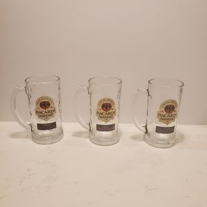 Bacardi Oakheart Smooth Spiced Rum Glass* THREE (